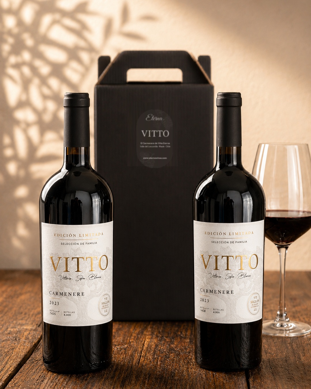 Caja de 2 botellas · Vitto Carmenere 2023